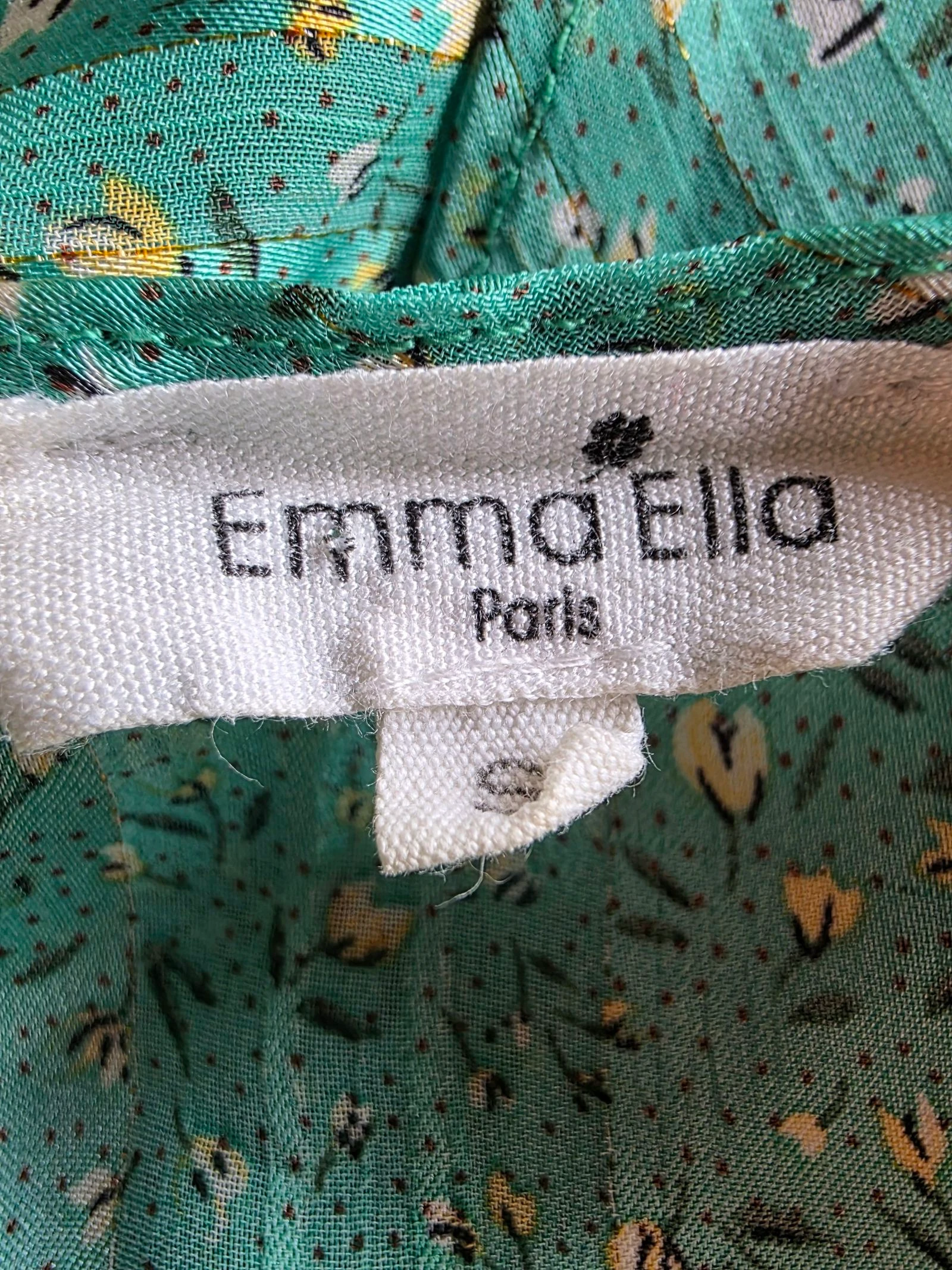 Blusa fluida com estampa floral e fio brilhante Emma Ella Paris - Tamanho 34/36 – photo 6